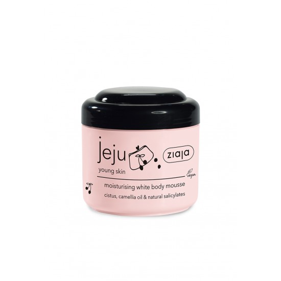 jeju pink line - ziaja - cosmetics - Jeju pink line white body mousse 200ml    COSMETICS